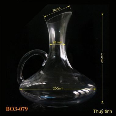 Decanter đứng tay cầm